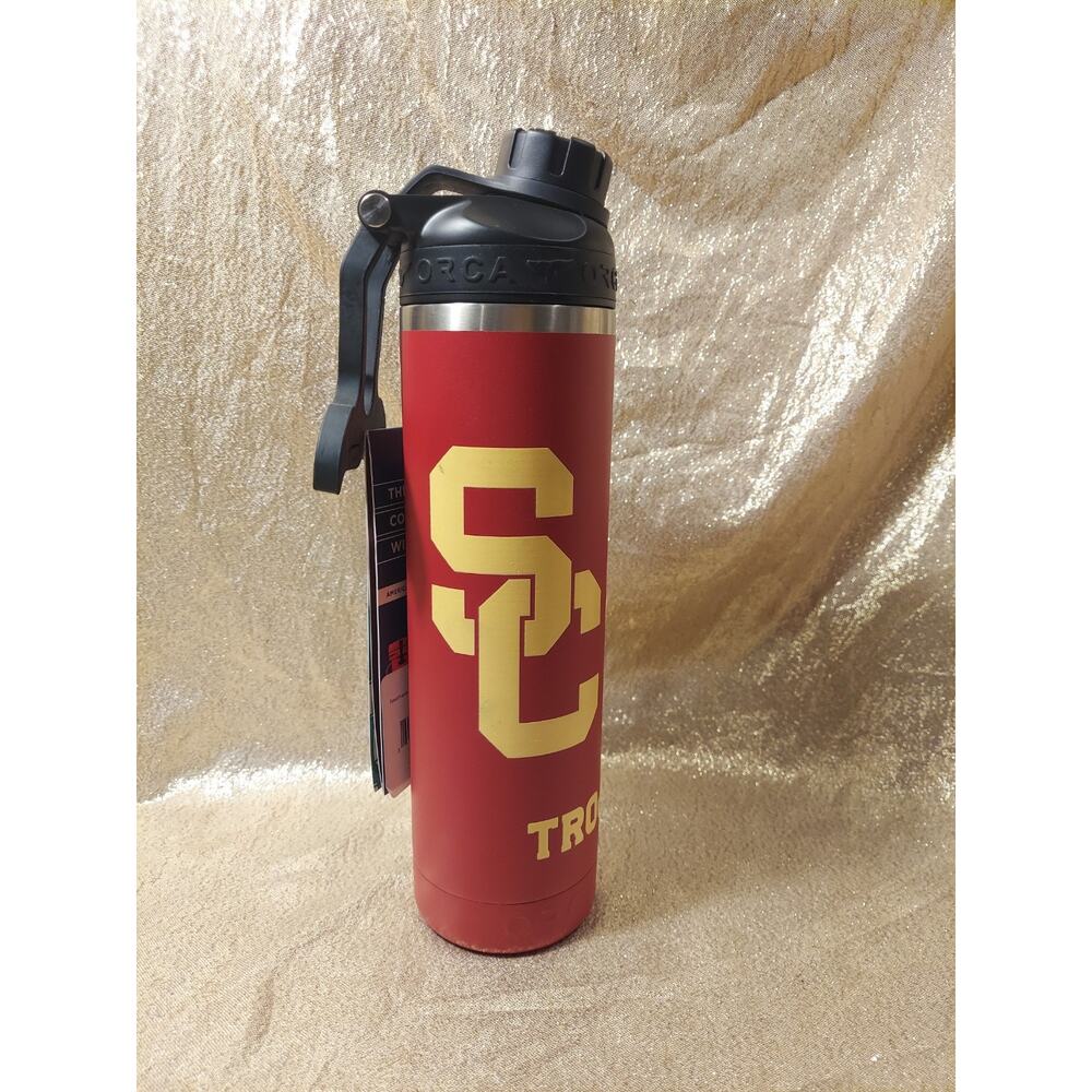 Orca Hydra SC Trojans Insulated Tumbler Bottle Stainless NEW 22 Oz Southern Cal